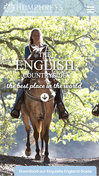 Humphreys of Henley website on mobile