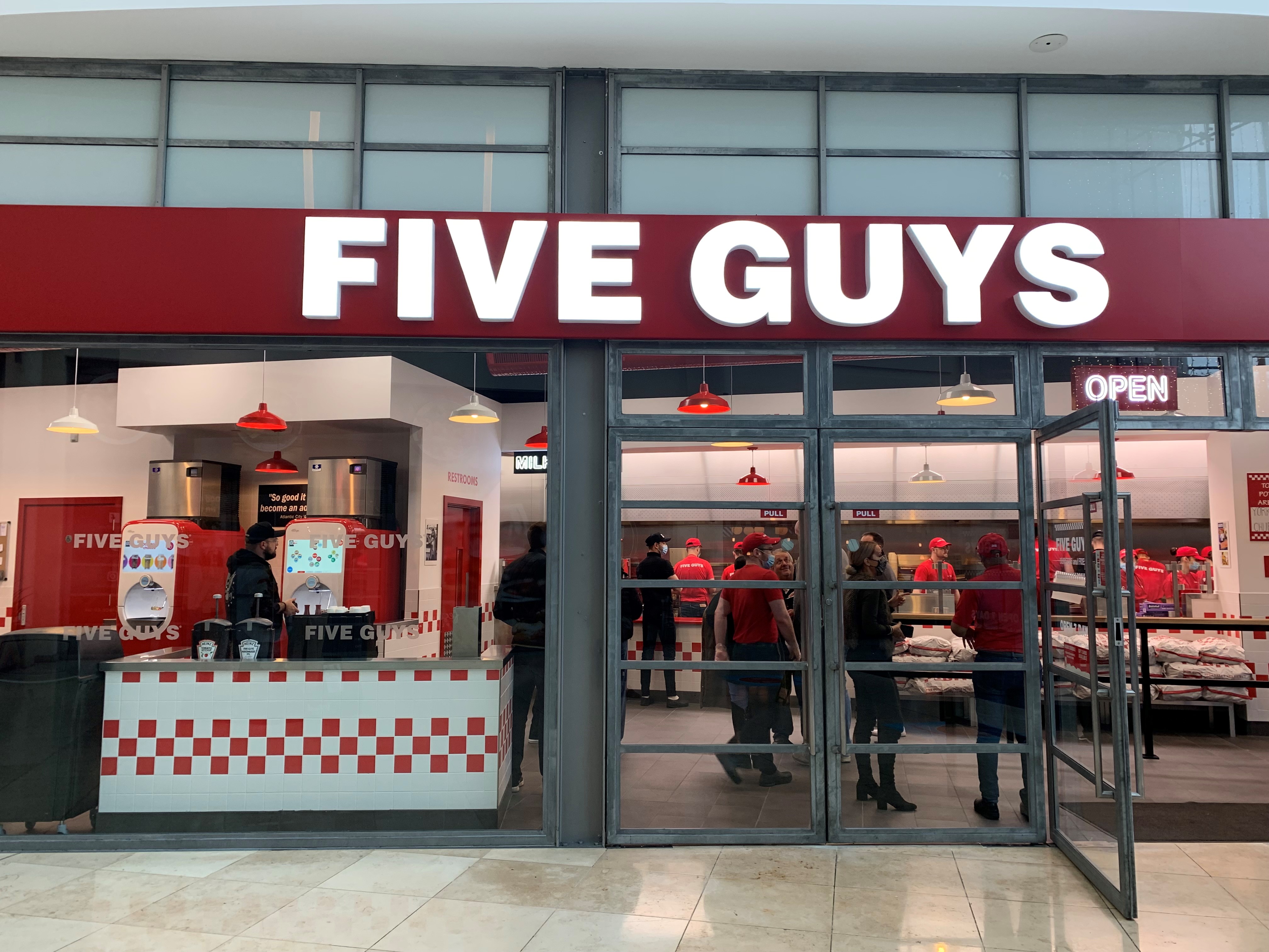 Five Guys opens at festival Place