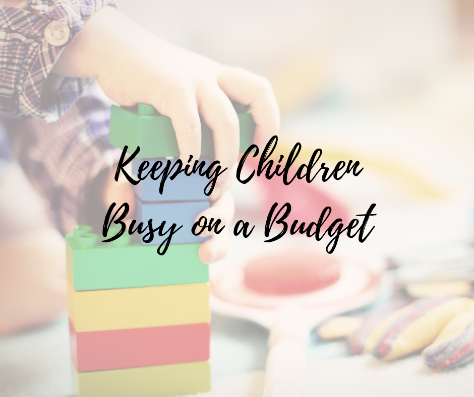 Keeping children busy on a budget