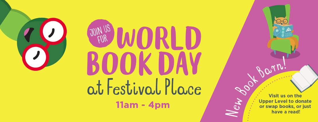 World Book Day, Festival Place, Basingstoke