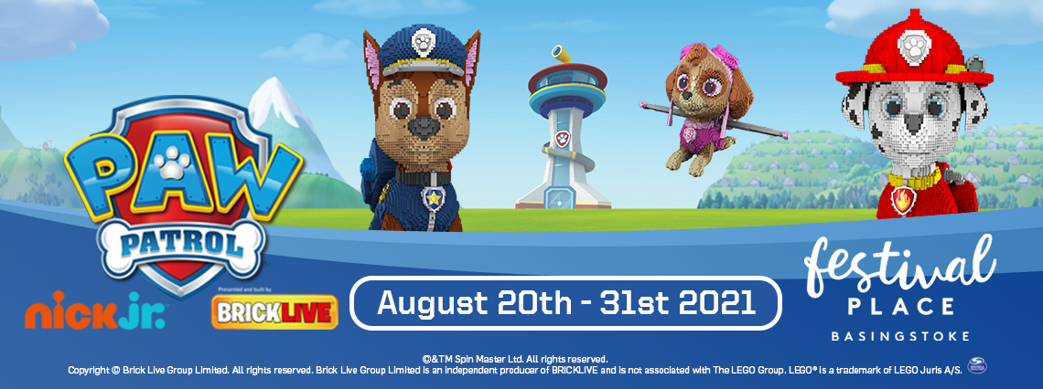 PAW Patrol Brick Live Tour, at Festival Place, Basingstoke