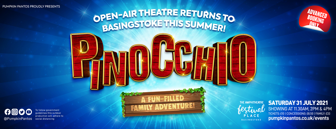 Pinocchio on the Amphitheatre, Basingstoke, Festival Place