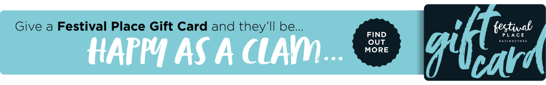 Give a festival place gift card and they'll be...Happy as a clam. Find out more here