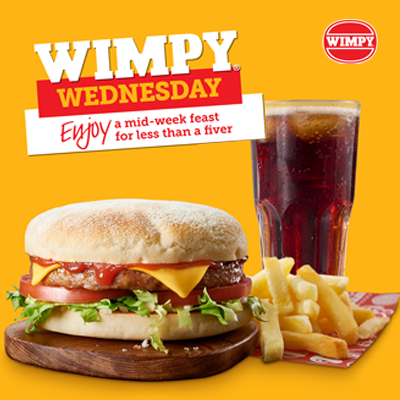 Wednesday Meal Deal at Wimpy, Festival Place, Basingstoke