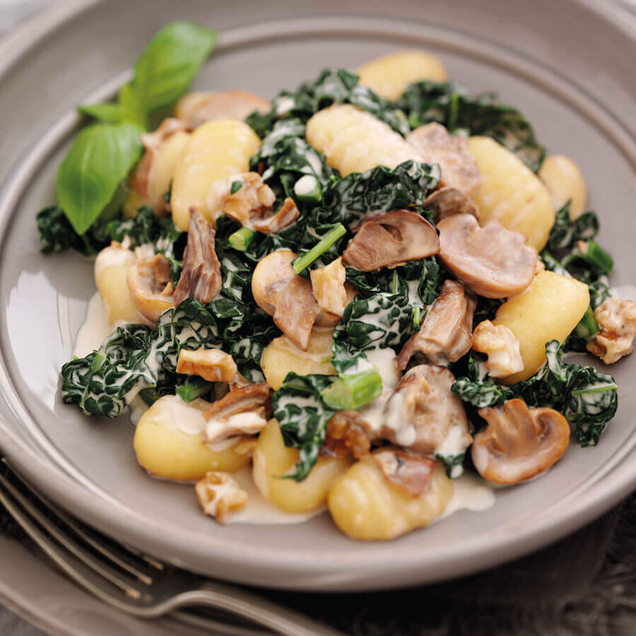 Picture of Gnocchi with Wild Mushrooms & Cavolo Nero