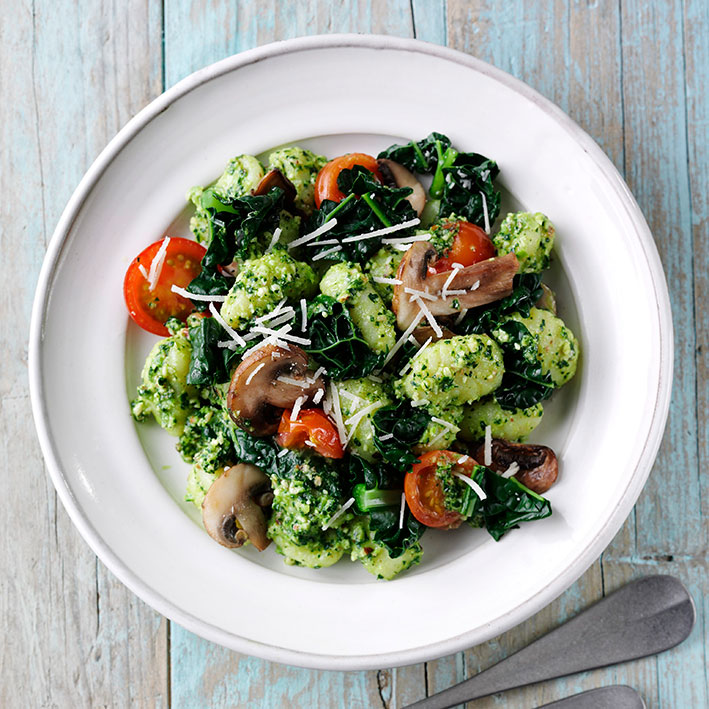 Picture of Gnocchi with Cavolo Nero & Hazelnut Pesto