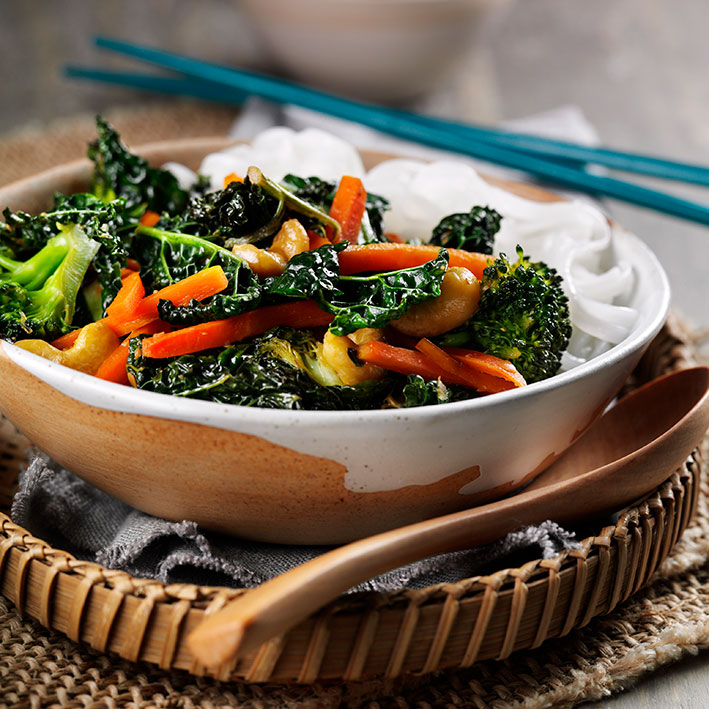 Picture of Cavolo Nero Noodle and Miso Stir Fry