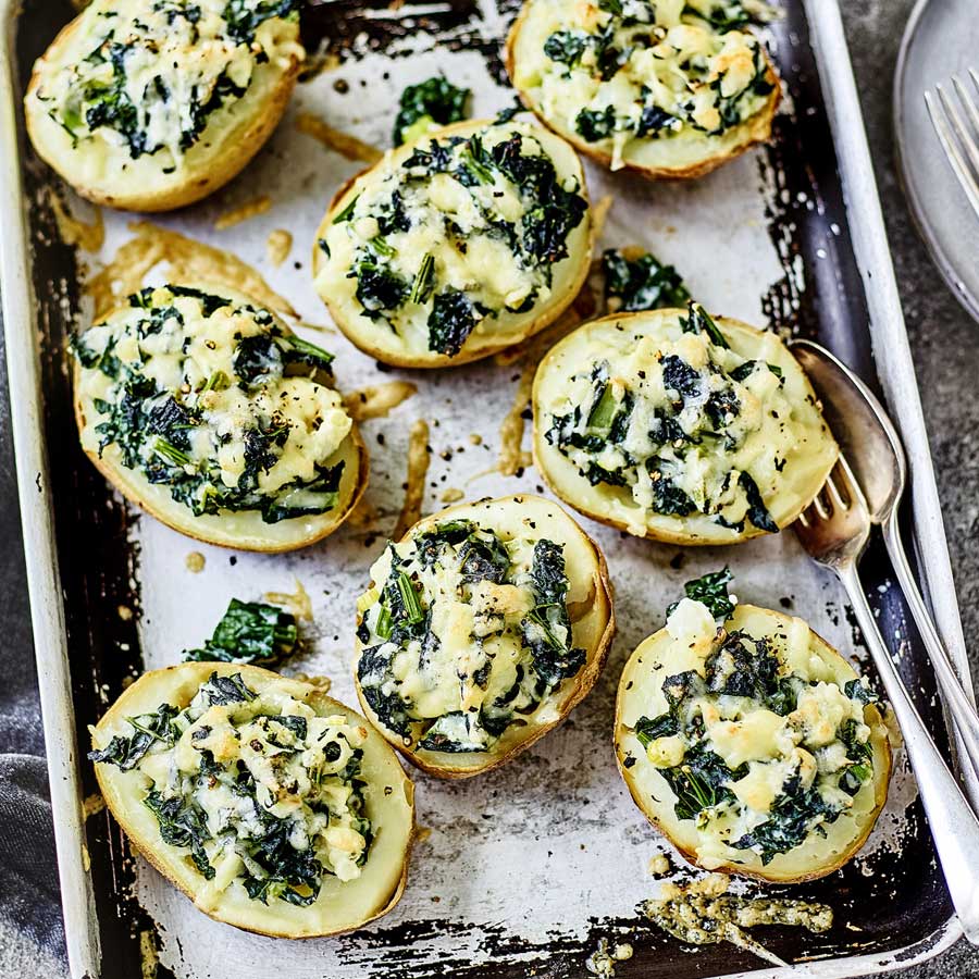 Picture of Cheesy Cavolo Nero Stuffed Jackets