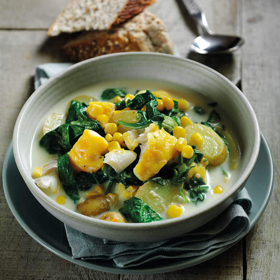 Picture of a Spinach & Haddock Chowder