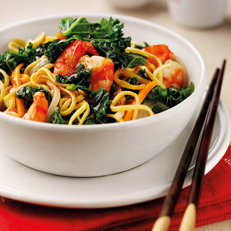 Chinese Prawn & Kale Stir Fry