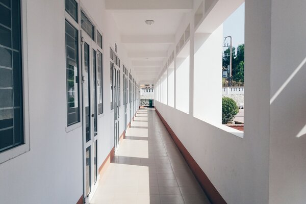 school corridor