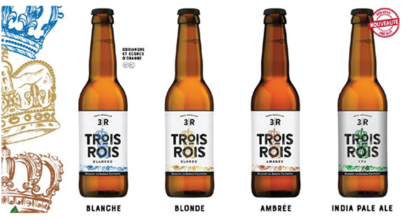 Bières françaises : 3 Rois - Basses Pyrénées, France