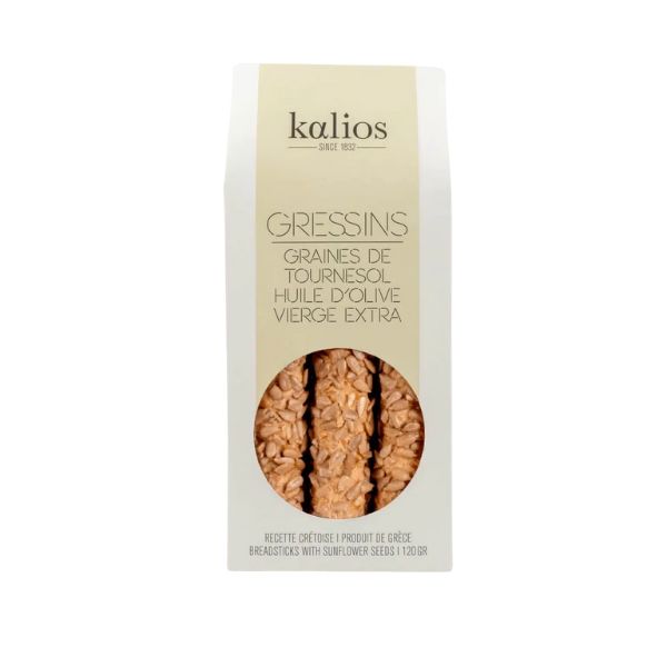 Gressins Kalios aux graines de tournesol 120 g – apéritif croustillant