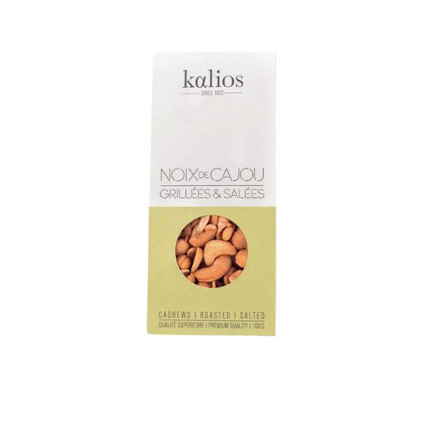 Noix de cajou grillées Kalios 100 g – apéritif gourmand