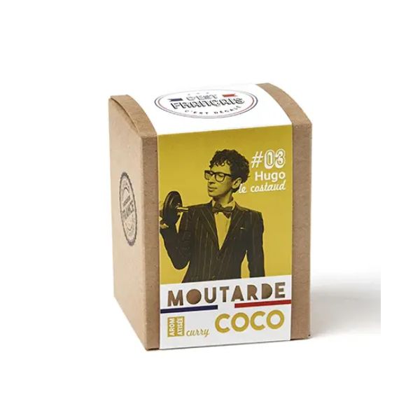 Moutarde au Curry et Coco 180g