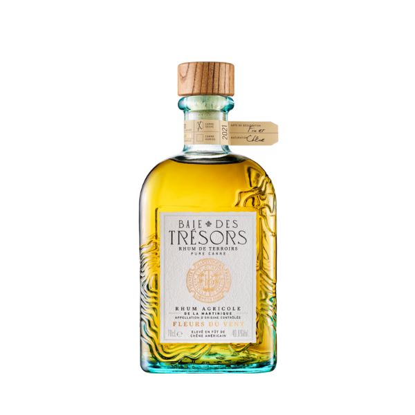 Rhum ambré Fleurs du Vent, Baie des Trésors 49,8° - 70 cl