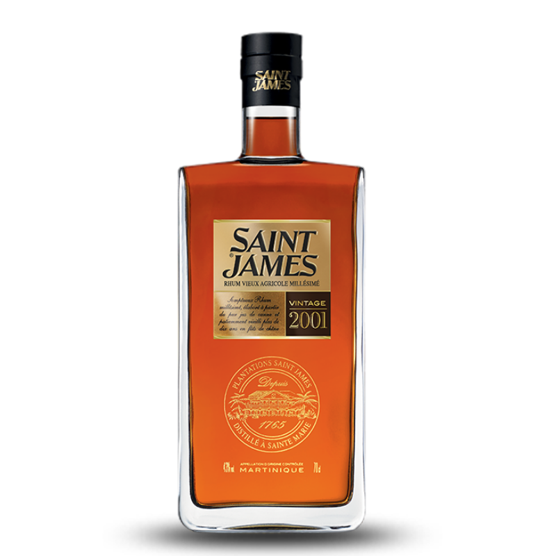 Rhum Vieux Saint James Millésime 2001