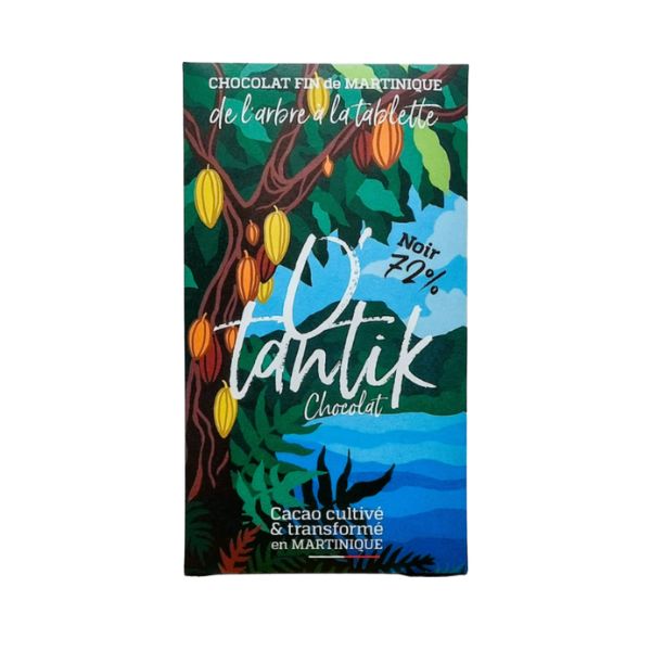 Tablette de chocolat noir artisanale 72% Otantik