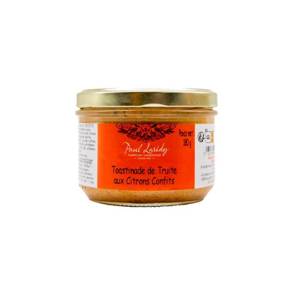 Toastinade de Truite Citron 90g, Paul Laredy