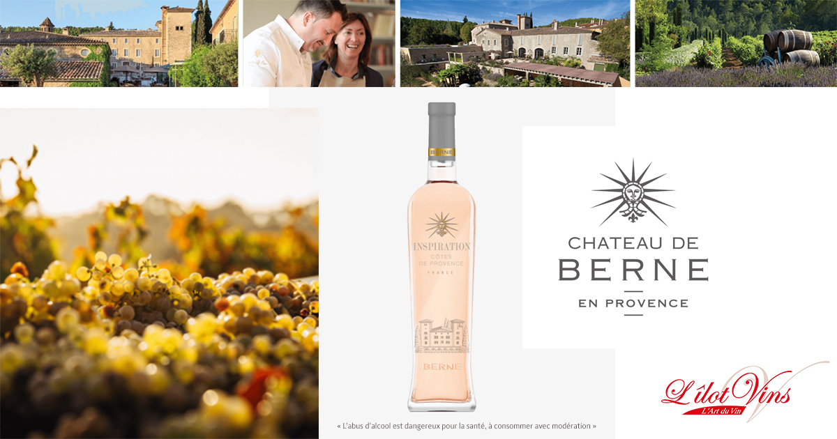 Le vin Château de Berne Inspiration Rosé | L'îlot Vins Martinique