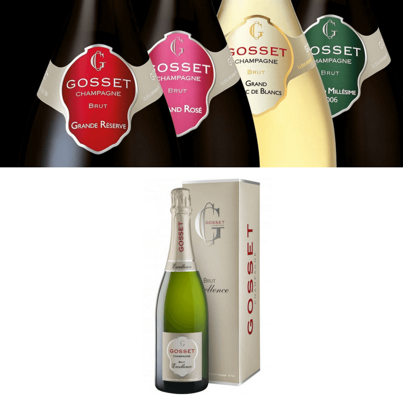 bouteille champagne gosset
