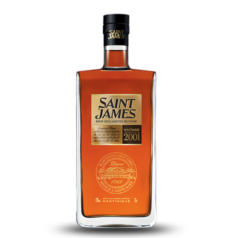 Rhum Vintage 2001 Saint James