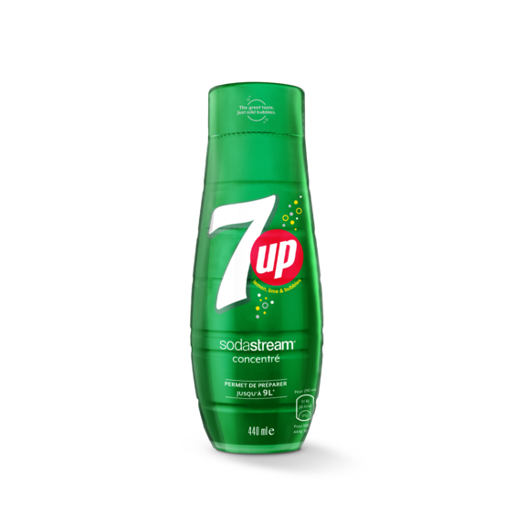 bouteille verte concentre 7 up