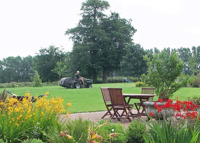 Striking views in a country garden Striking views in a country garden