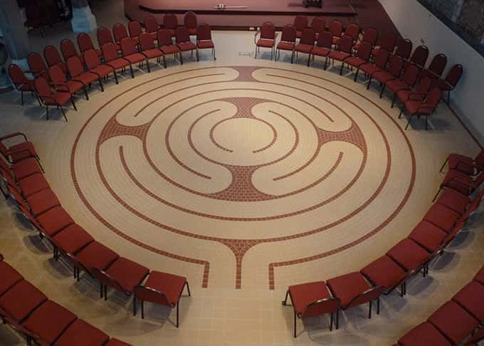 A Labyrinth is integrated into modern day worship - Chislehurst Methodist Church