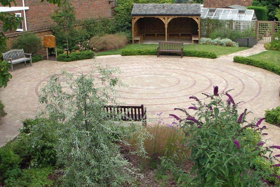 Pilgrims Hospices Labyrinth Blueprint