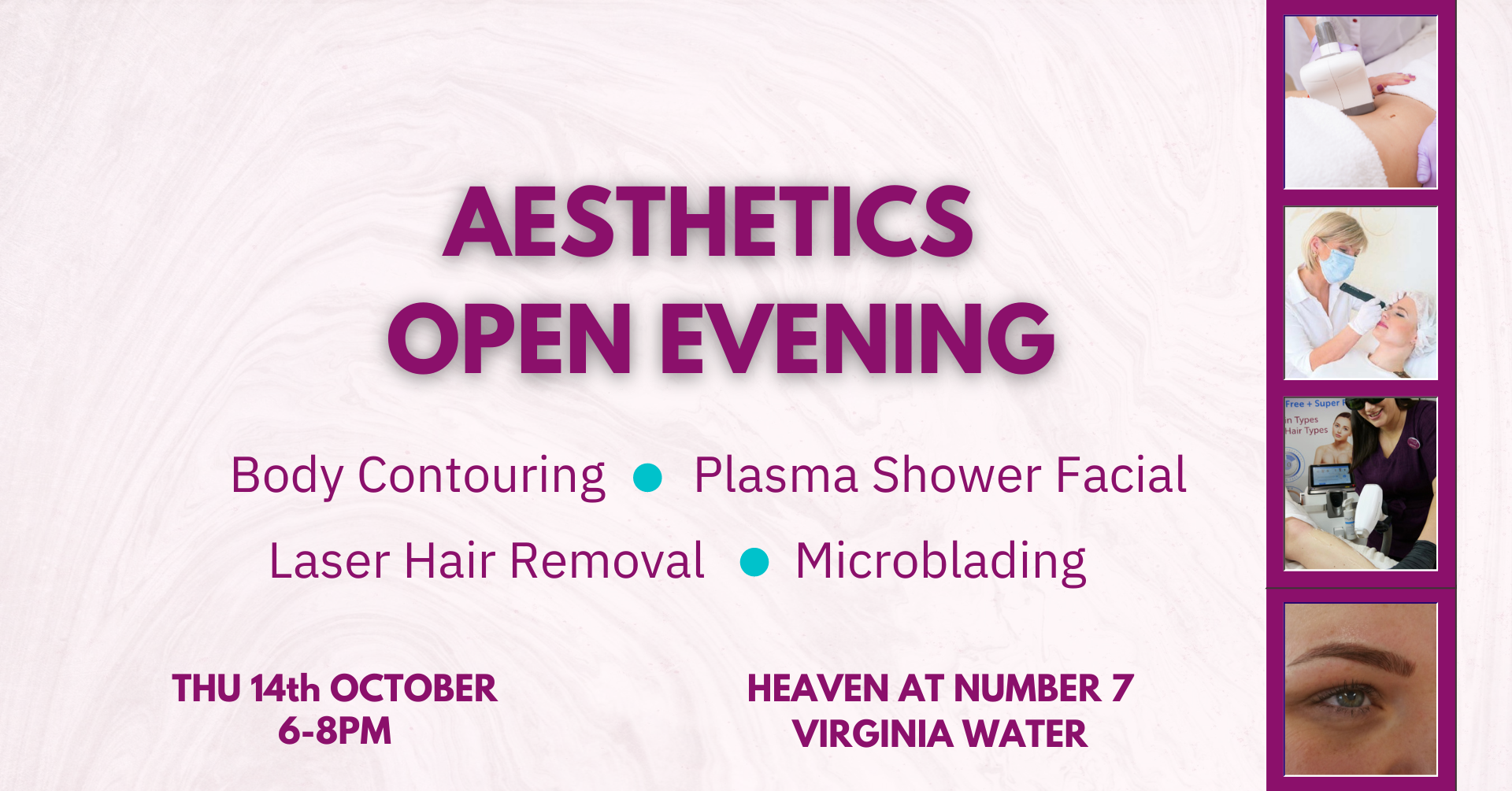Aesthetics Evening - Date for your Diary