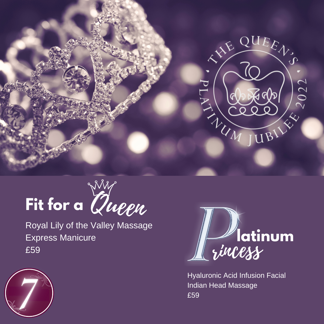 Jubilee Offers - treat yourself like Royalty!
