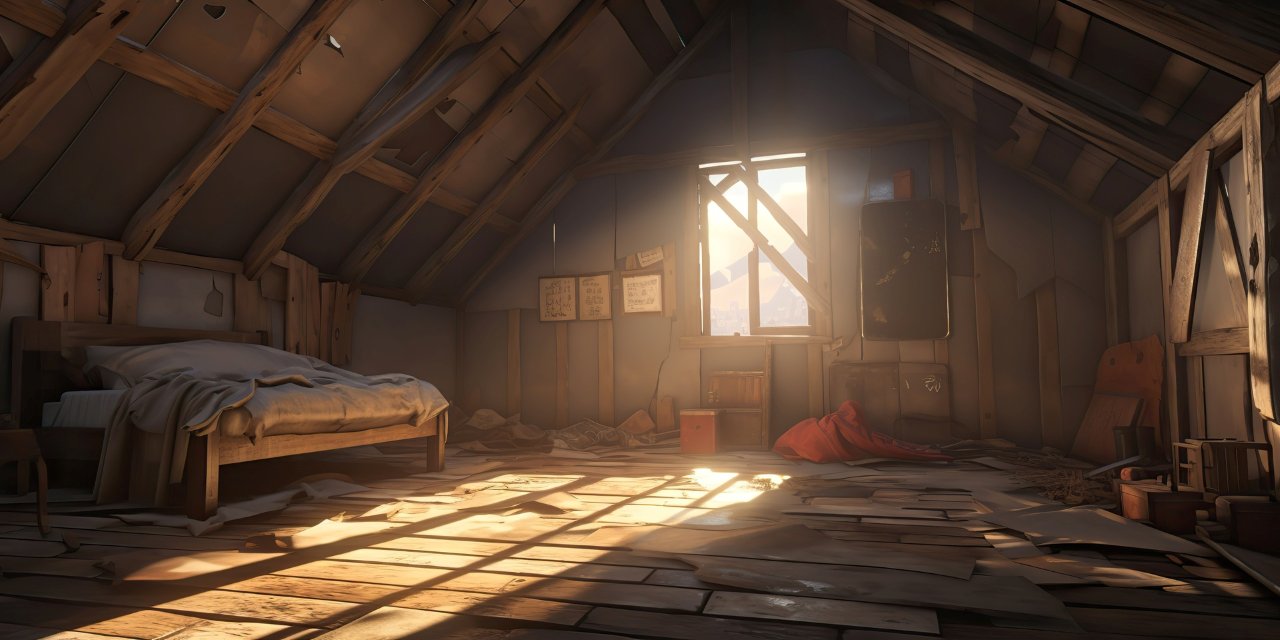 dirty attic