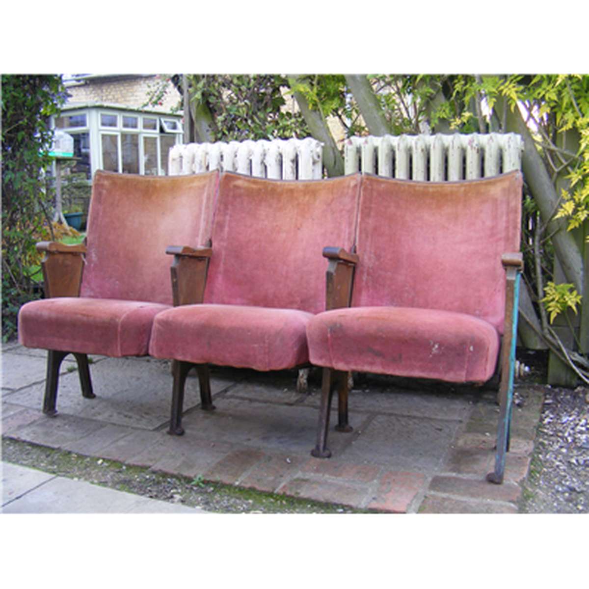 Vintage cinema seats