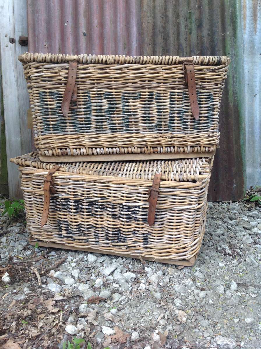 Vintage laundry baskets