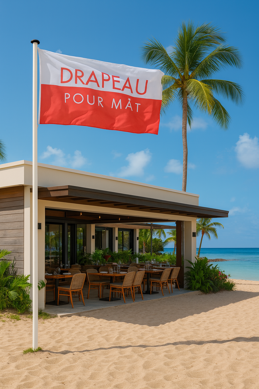 DRAPEAU PAVILLON TAILLE VARIABLE