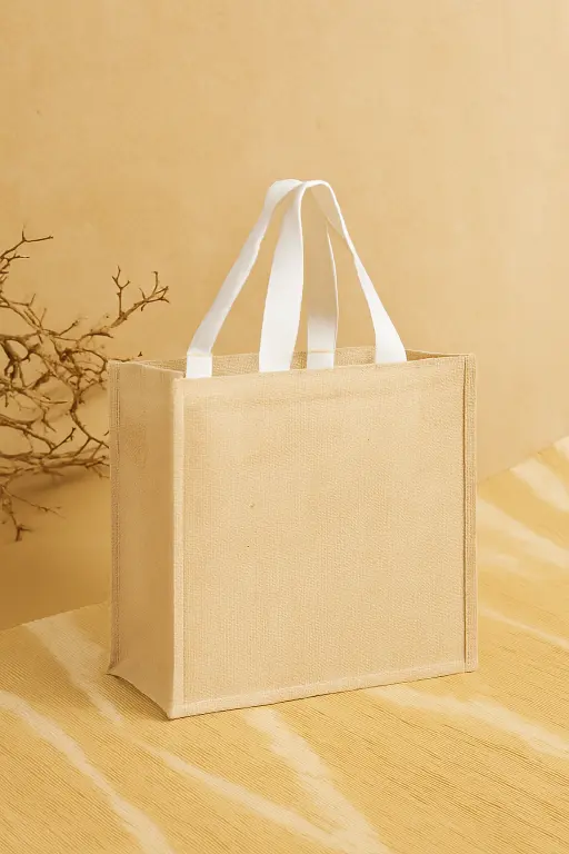 PETIT SAC EN JUTE NATURELLE