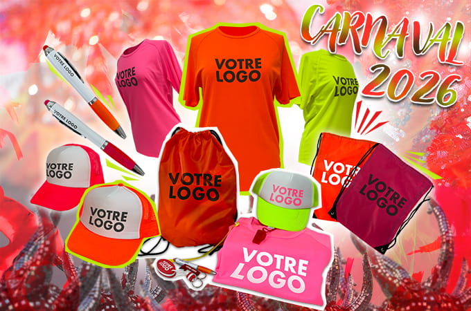 Vos produits personnalisés pour le carnaval