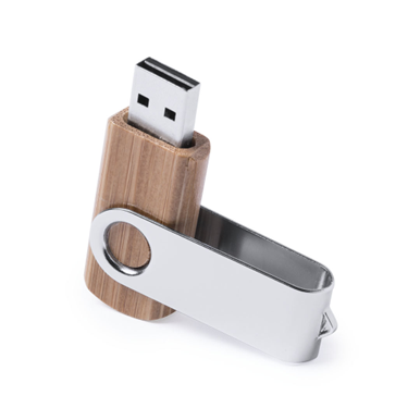 CLE USB 16G BAMBOU ET METAL
