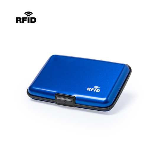 PORTE CARTES ALU RFID COULEUR AU CHOIX