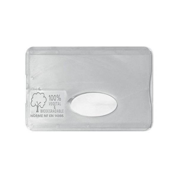 PROTEGE CARTE DE CRÉDIT TRANSPARENT 100% VÉGÉTAL
