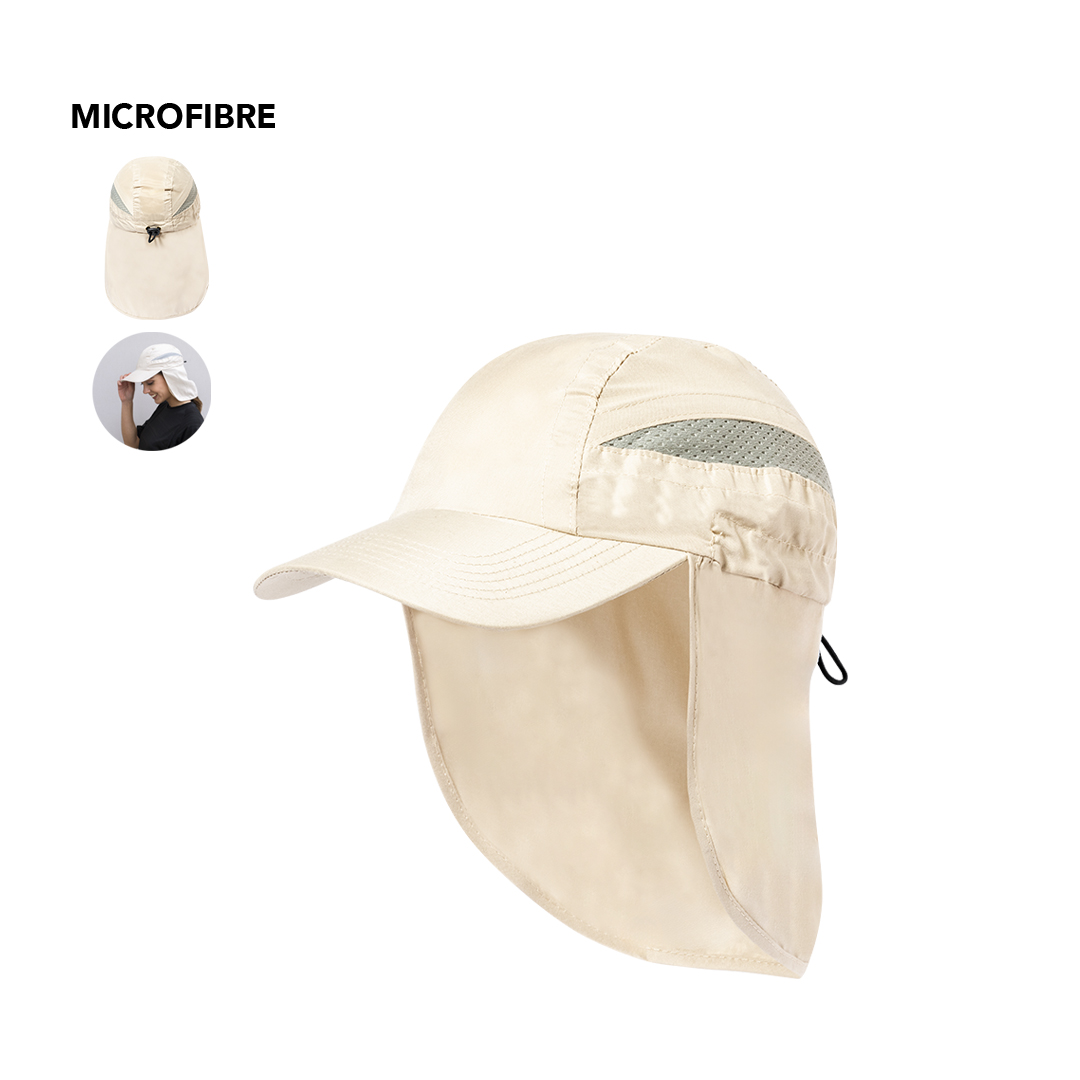 Casquette microfibre couvre nuque