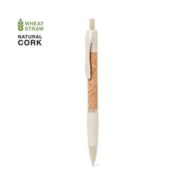 STYLO EN LIEGE ET FIBRE DE BLE
