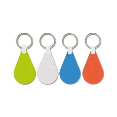 PORTE CLÉS AVEC JETON COULEURS