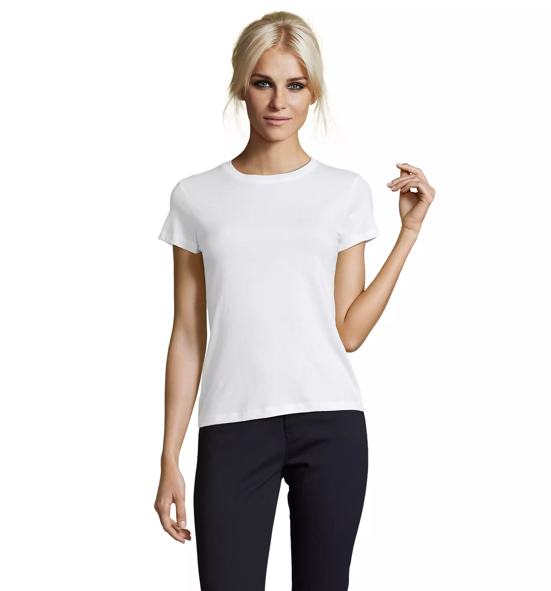 TEE SHIRT FEMME REGENT CLASIQUE BLANC