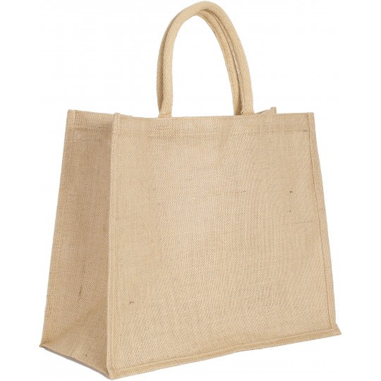 SAC SHOPPING JUTE NATURELLE ANSE RONDE