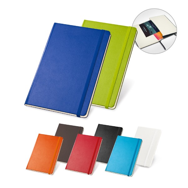 BLOC NOTE RIGIDE A5 SIMILI CUIR
