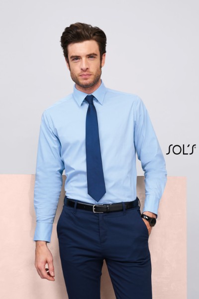 CHEMISE HOMME STRETCH MANCHES LONGUES SOL'S BRIGHTON