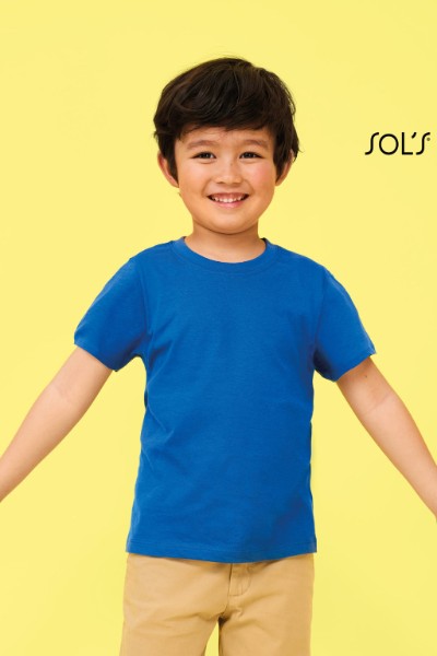 TEE SHIRT ENFANT COL ROND SOL'S REGENT KID