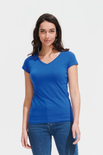 Tee Shirt femme classique col-V